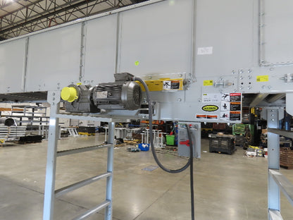 Hytrol HSS 43"x 23' 9" Slider Bed Conveyor 41" Belt 3Hp 3PH Center Drive 165fpm