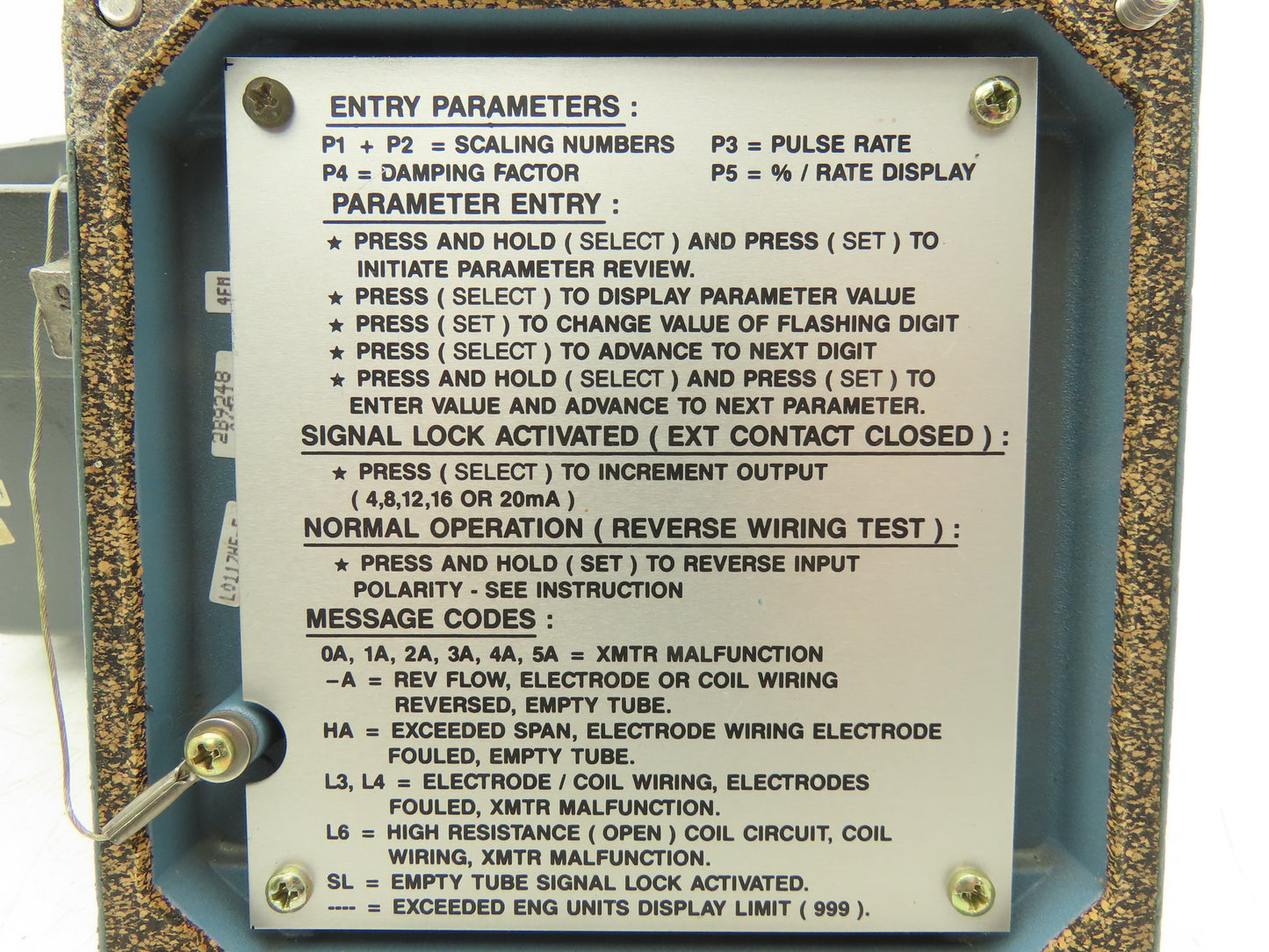 Foxboro IMT10-SA10-G Magnetic Flow Transmitter 120VAC I/A Series
