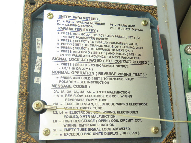 Foxboro IMT10-SA10-G Magnetic Flow Transmitter 120VAC I/A Series