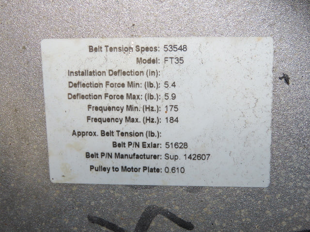 Exlar FT35-0605-FPA-AB6-LX Linear Screw Actuator 6" Stroke 5mm Lead  -No Motor