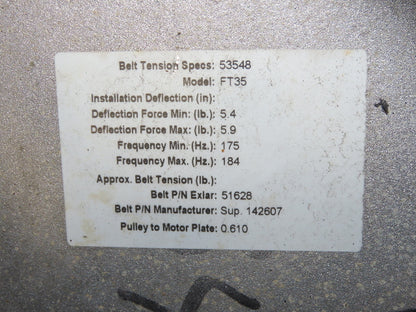 Exlar FT35-0605-FPA-AB6-LX Linear Screw Actuator 6" Stroke 5mm Lead  -No Motor