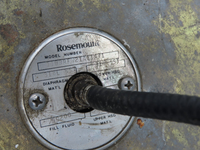 Rosemount 11A15A12 Differential Pressure Transmitter W/Two Sensors 3" Flange