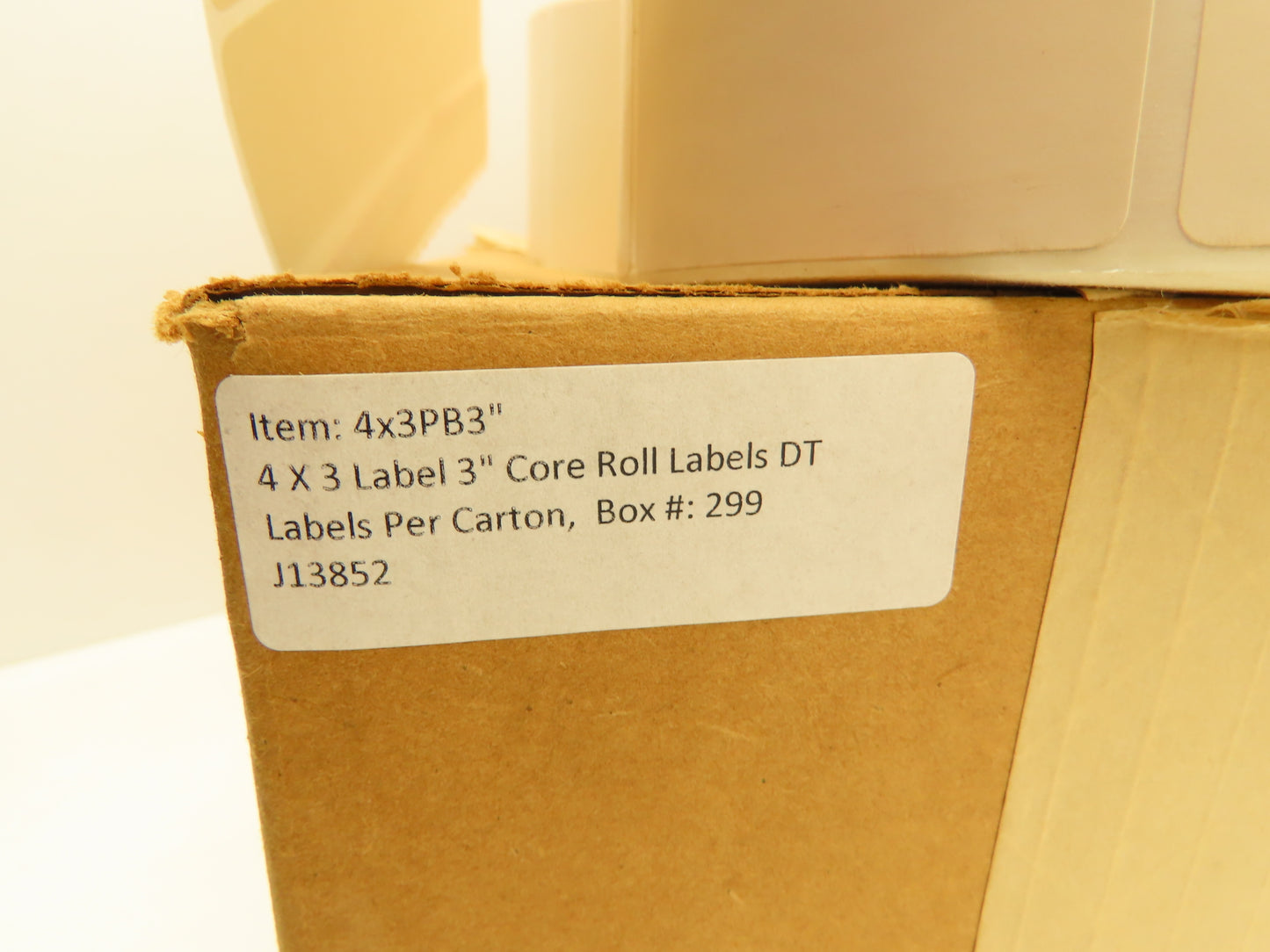 4X3PB3" Direct Thermal Labels 4x3" Barcode Shipping Stickers 4 Roll 8000ct