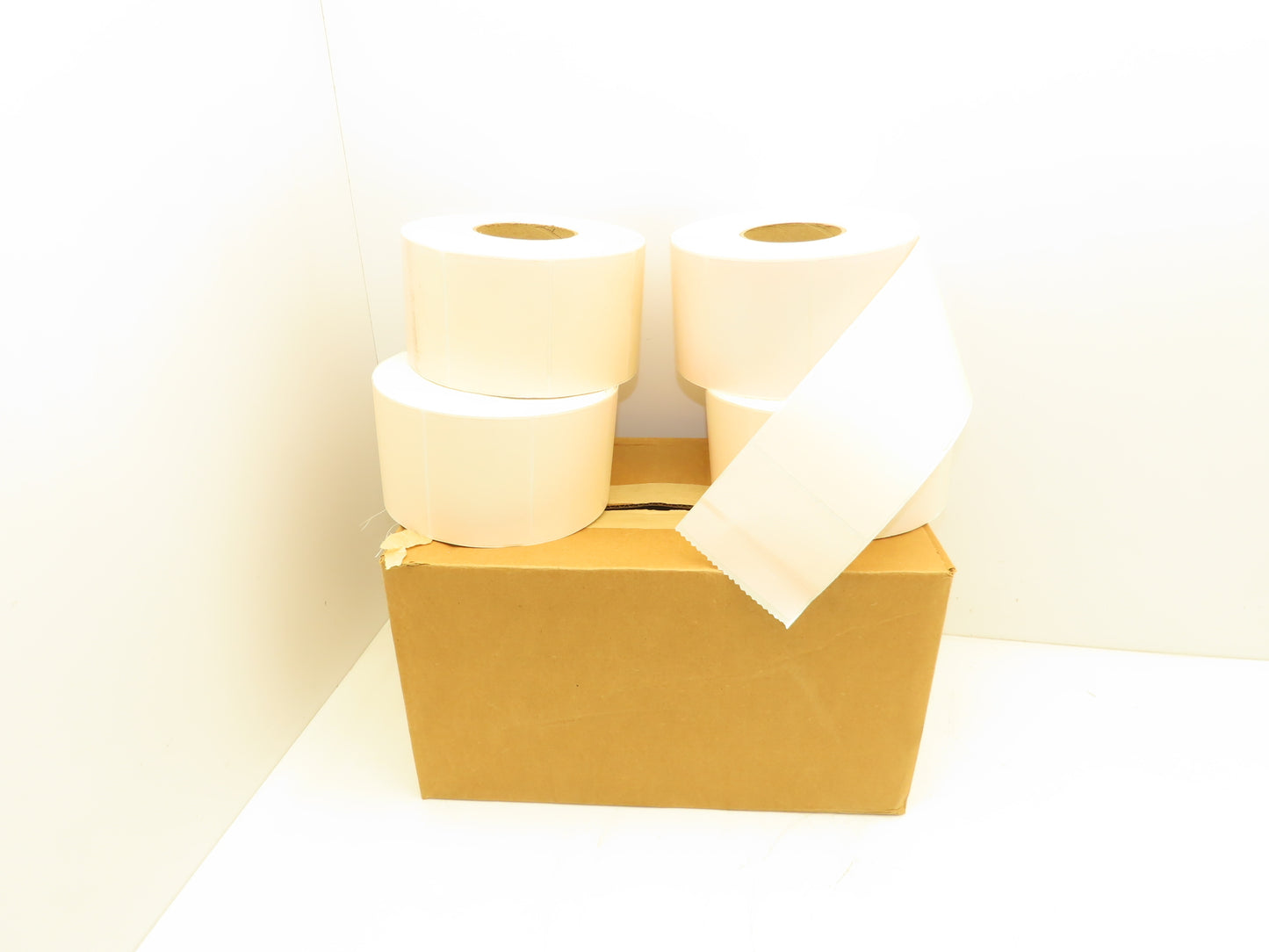 4X3PB3" Direct Thermal Labels 4x3" Barcode Shipping Stickers 4 Roll 8000ct