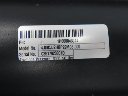 Parker 4.00 CJJ2HKP29MC Hydraulic Cylinder 4" Bore 6"Stroke 3000psi Flange Mount