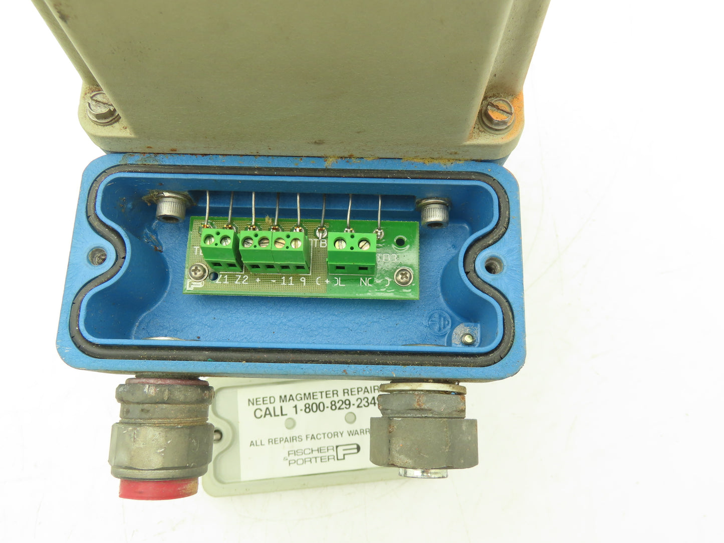 Fischer & Porter 1476CH11PM29KD11KAC1 Model 10D Magnetic Flow Meter 120VAC 1.5"