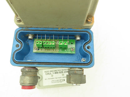 Fischer & Porter 1476CH11PM29KD11KAC1 Model 10D Magnetic Flow Meter 120VAC 1.5"