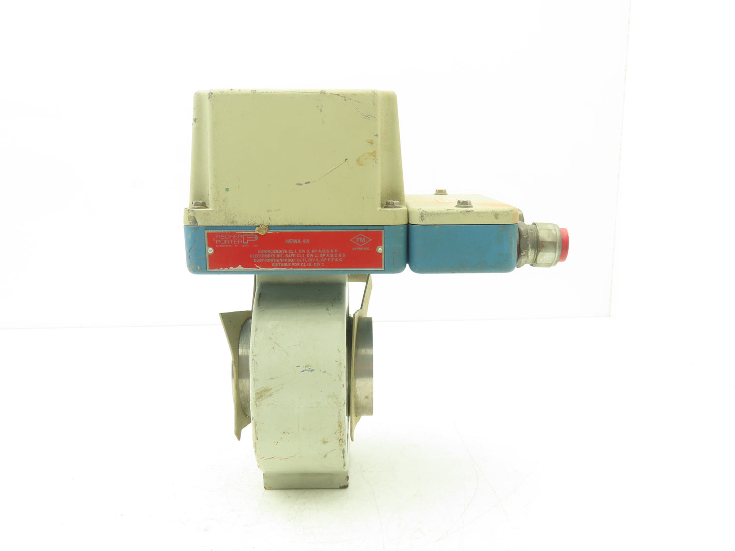 Fischer & Porter 1476CH11PM29KD11KAC1 Model 10D Magnetic Flow Meter 120VAC 1.5"