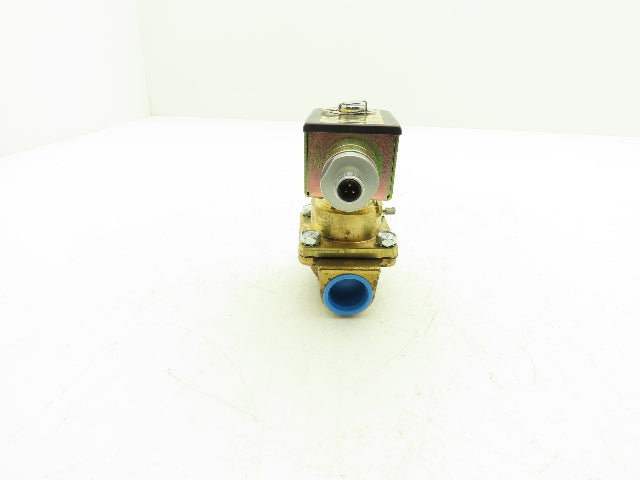 Parker 12F23C2148ACFTR05M Solenoid Valve 150psi Oil/Water/Air 3/4" NPT Gold Ring