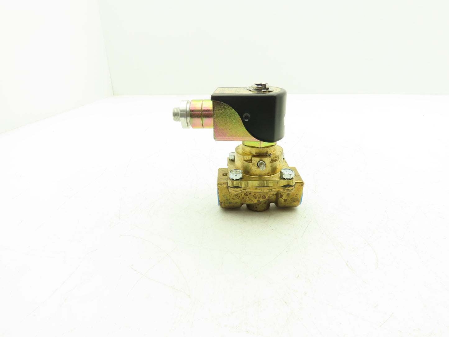 Parker 12F23C2148ACFTR05M Solenoid Valve 150psi Oil/Water/Air 3/4" NPT Gold Ring