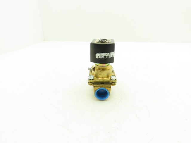 Parker 12F23C2148ACFTR05M Solenoid Valve 150psi Oil/Water/Air 3/4" NPT Gold Ring