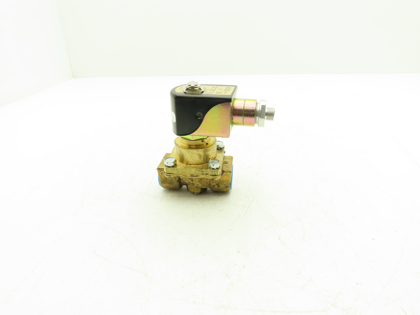 Parker 12F23C2148ACFTR05M Solenoid Valve 150psi Oil/Water/Air 3/4" NPT Gold Ring