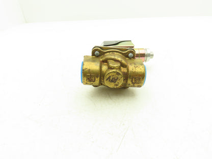 Parker 12F23C2148ACFTR05M Solenoid Valve 150psi Oil/Water/Air 3/4" NPT Gold Ring