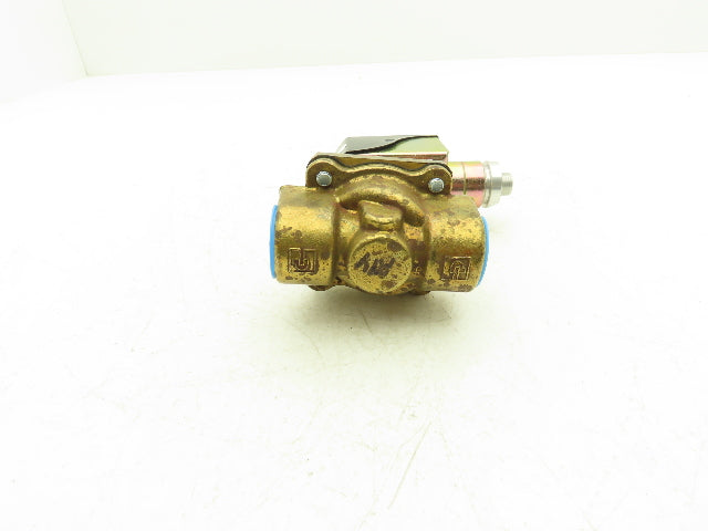 Parker 12F23C2148ACFTR05M Solenoid Valve 150psi Oil/Water/Air 3/4" NPT Gold Ring