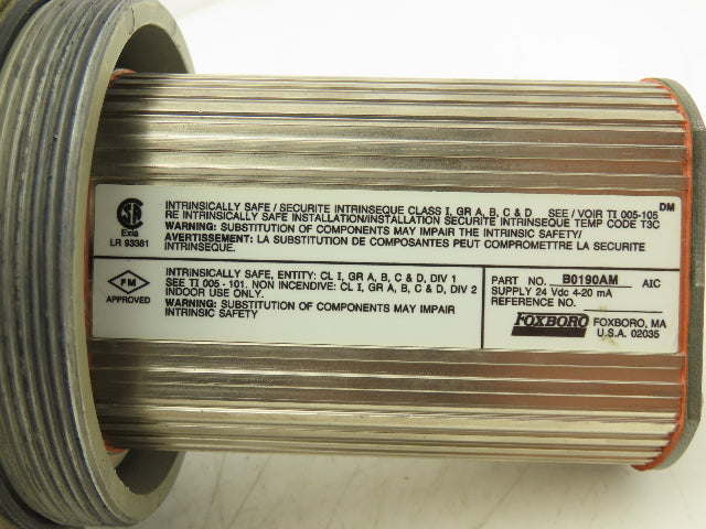 Foxboro RTT10-AQFSN000-H Temperature Transmitter 200-400°F 30VDC Haz Loc
