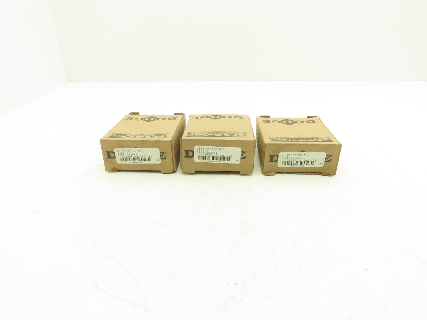 Dodge Baldor 062939 Flange Bearing 1" ID 1.232" OD Modified Offset Lot of 3