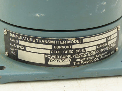 Foxboro RTT10-AQFSN000 Temperature Transmitter 30VDC Haz Loc