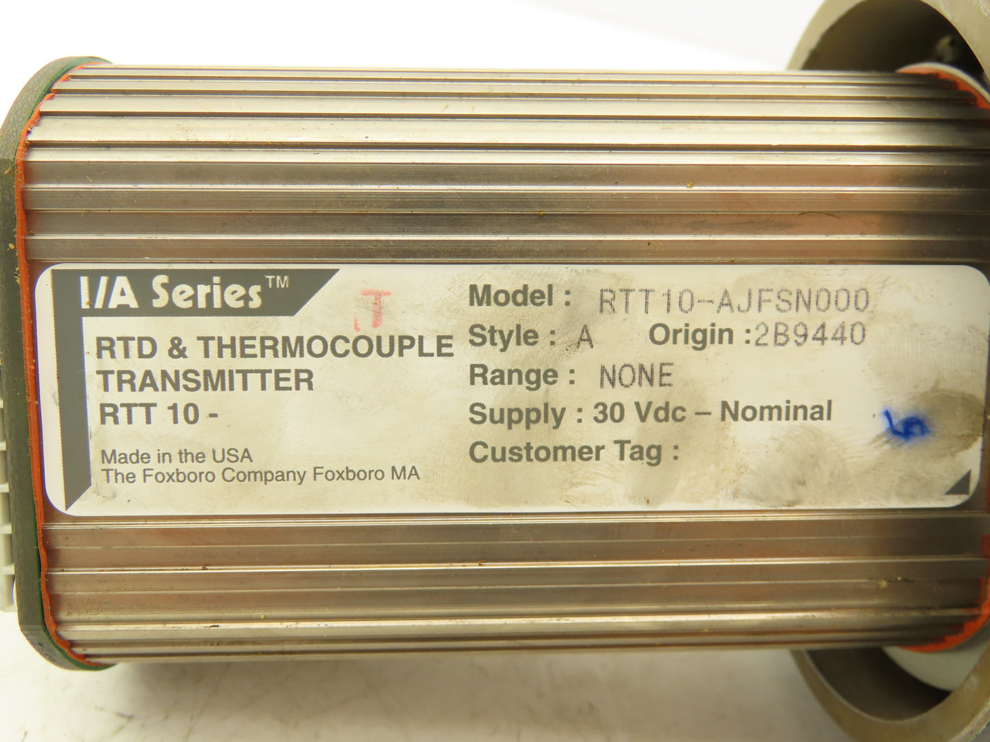 Foxboro RTT10-AJFSN000 Temperature Transmitter 30VDC Haz Loc