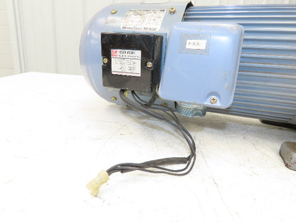Yaskawa Modux EELQ-5G6W Brake Gear Motor 5:1 Ratio 1.5kw 220V 346rpm MG4A-5-150T