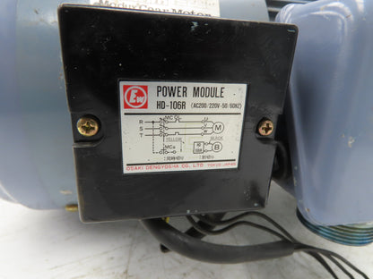 Yaskawa Modux EELQ-5G6W Brake Gear Motor 5:1 Ratio 1.5kw 220V 346rpm MG4A-5-150T