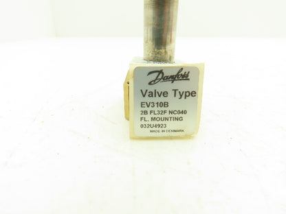 Danfoss EV310B Solenoid Valve Oil Air Flange Mount Manual Override