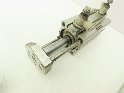 SMC US12524 Pneumatic Air Cylinder 2" Stroke Non Rotating Rod Lot of 4