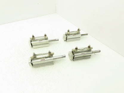 SMC US12524 Pneumatic Air Cylinder 2" Stroke Non Rotating Rod Lot of 4