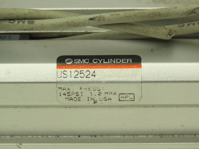 SMC US12524 Pneumatic Air Cylinder 2" Stroke Non Rotating Rod Lot of 4