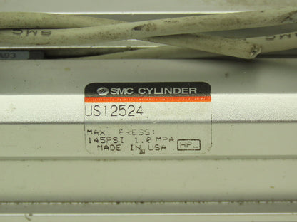 SMC US12524 Pneumatic Air Cylinder 2" Stroke Non Rotating Rod Lot of 4