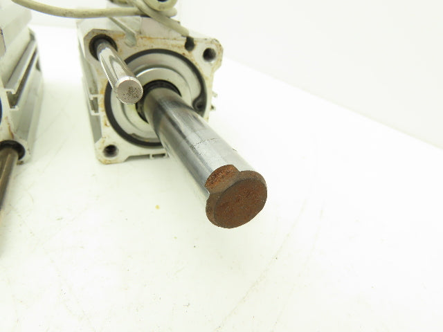 SMC US12524 Pneumatic Air Cylinder 2" Stroke Non Rotating Rod Lot of 4