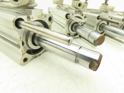 SMC US12524 Pneumatic Air Cylinder 2" Stroke Non Rotating Rod Lot of 4