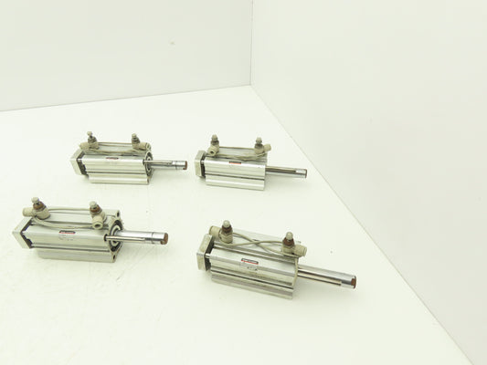 SMC US12524 Pneumatic Air Cylinder 2" Stroke Non Rotating Rod Lot of 4