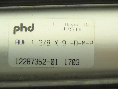 PHD AVF 1-3/8 x 9-D-M-P Pneumatic Air Cylinder 1-3/8" Bore 9" Stroke Side Lug