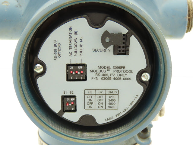 Rosemount 3095 FB2DBBA13AB001ANSJ Pressure Transmitter 7.5-30VDC 3626PSI