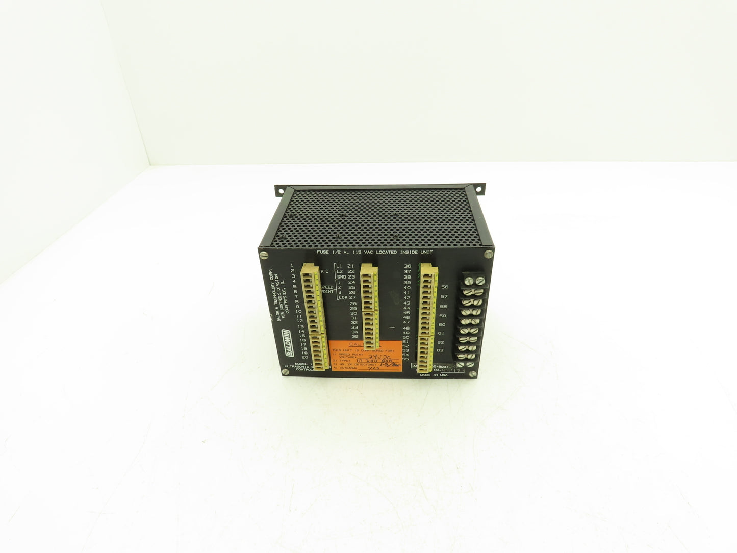 Baldwin Technology Model 1125 Ultrasonic Detector Controller 24VDC