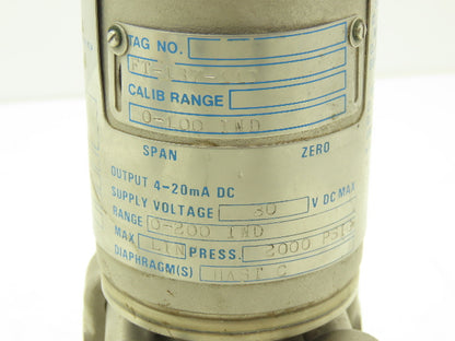 Gould PD3000-200-32-21-XX-XX Electronic Pressure Transmitter 30VDC 0-2000PSI XP