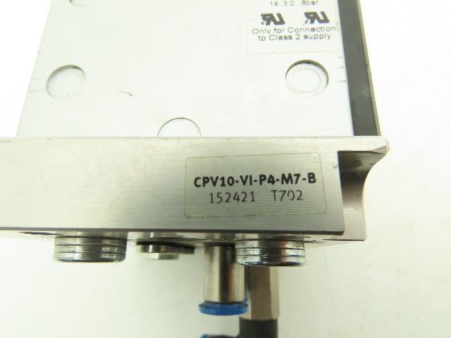 Festo CPV10-GE-ASI-4E4A M8  4-Station Solenoid Air Valve Manifold 24VDC 161414