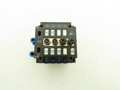 Festo CPV10-GE-ASI-4E4A-Z M8  4-Station Solenoid Air Valve Manifold 24VDC 161414