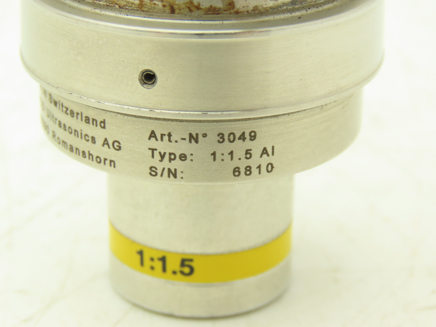 Rinco C35-4-11 Ultrasonic Welding Transducer Converter 35kHz w/Booster 1:1.5 AI