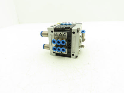 Festo CPV10-GE-ASI-4E4A-Z M8  4-Station Solenoid Air Valve Manifold 24VDC 161414