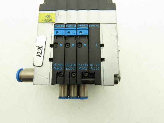 Festo CPV10-GE-ASI-4E4A-Z M8  4-Station Solenoid Air Valve Manifold 24VDC 161414