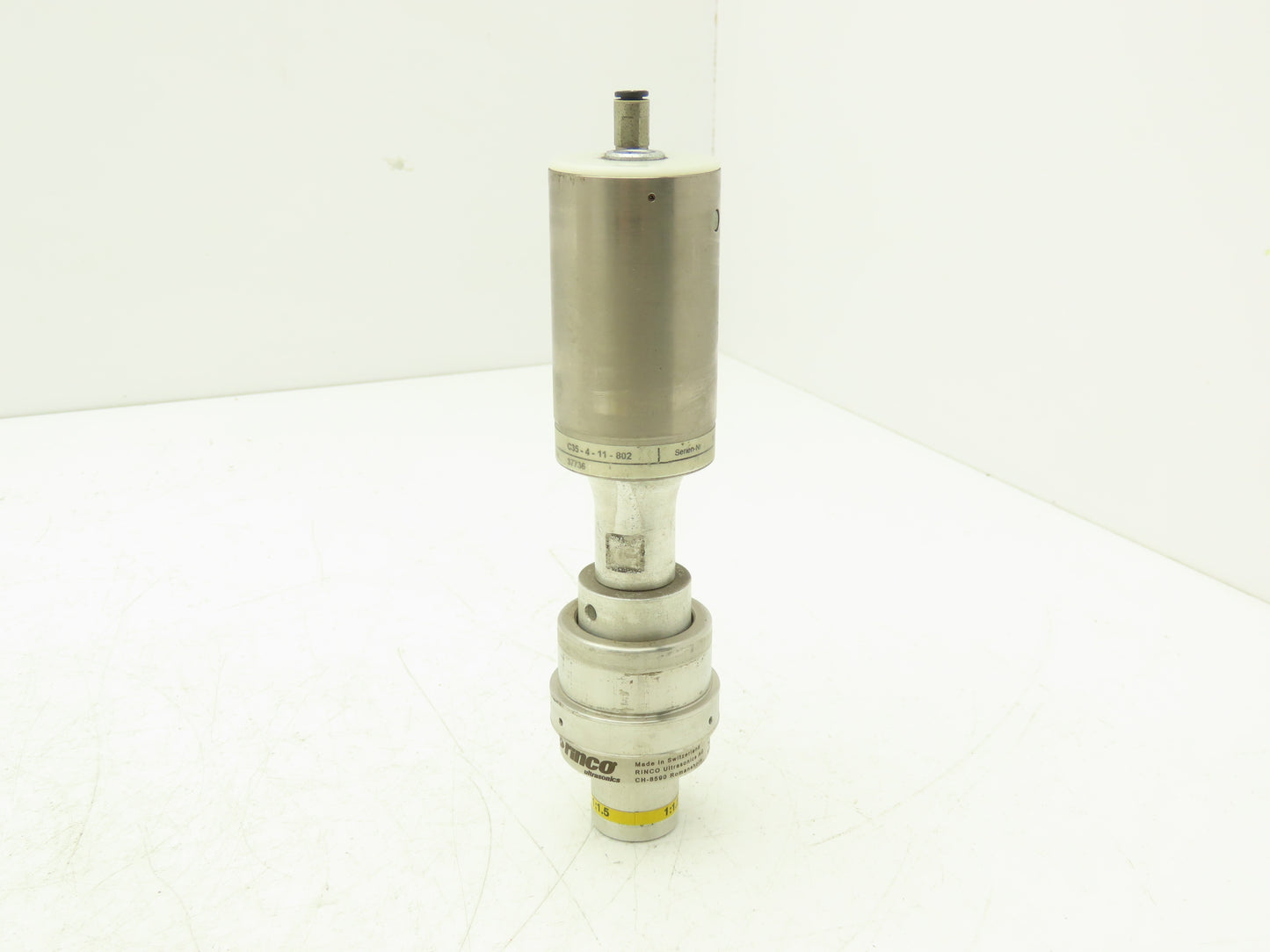 Rinco C35-4-11-802 Ultrasonic Welding Transducer Converter 35kHz w/Booster 1:1.5