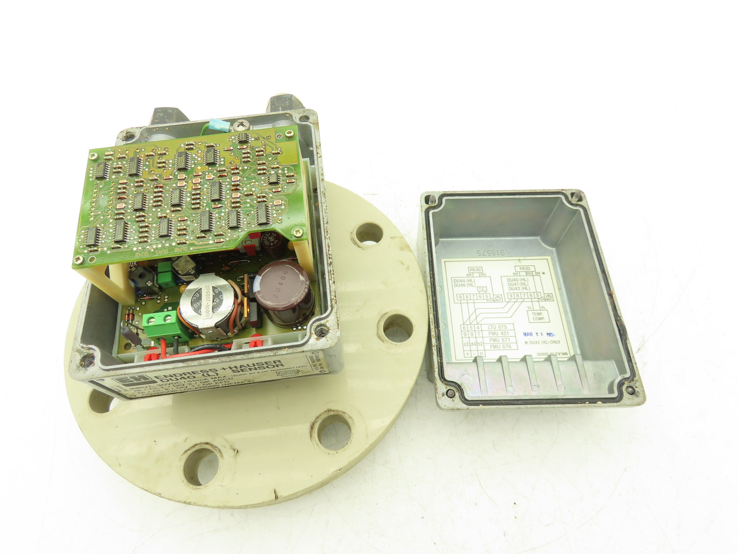 Endress+Hauser DU40 (L) Ultrasonic Level Transmitter Sensor 30VDC 4" Flange