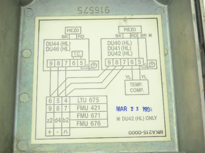 Endress+Hauser DU40 (L) Ultrasonic Level Transmitter Sensor 30VDC 4" Flange