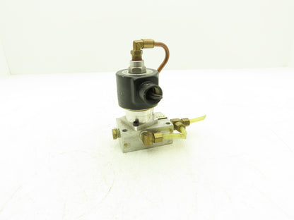 Versa E7SM-8012-66-Z-A120 Pneumatic Air Valve 2-Inlet 3-Way 2-Position NO 150psi