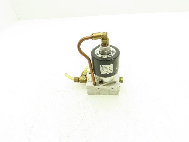 Versa E7SM-8012-66-Z-A120 Pneumatic Air Valve 2-Inlet 3-Way 2-Position NO 150psi