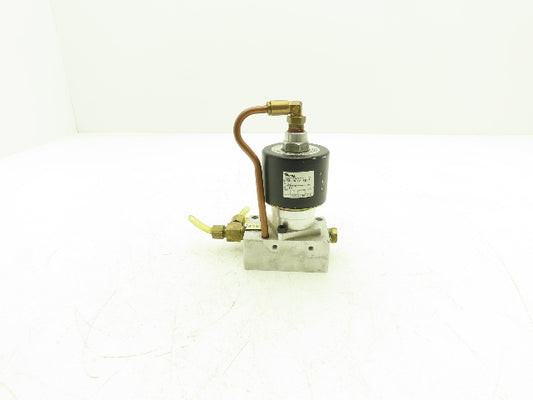 Versa E7SM-8012-66-Z-A120 Pneumatic Air Valve 2-Inlet 3-Way 2-Position NO 150psi