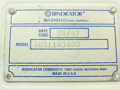 Genelco Bindicator GUS11A3A00 Level Transmitter Sensor 3" Flange