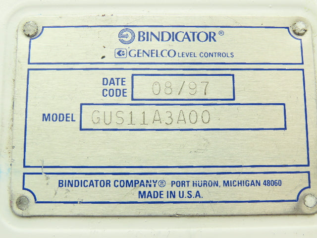 Genelco Bindicator GUS11A3A00 Level Transmitter Sensor 3" Flange