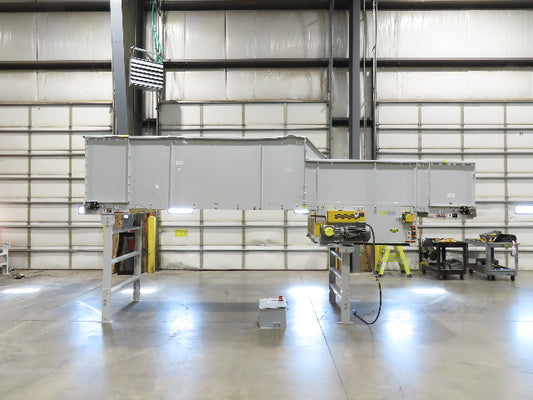 Hytrol BPC 43"x 17' 6" Slider Bed Conveyor 41" Belt 3Hp 3PH Center Drive 160fpm